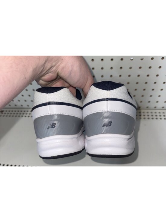 New Balance 411v2 Mens Athletic Walking Shoes Size 15 4E WIDE White Blue